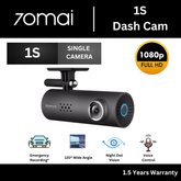 70mai Car Dash Cam 1S | 1080P HD | App & Voice Control | 130° Wide Angle | Night Owl Vision