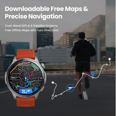 Amazfit Balance 2 Smartwatch | 1.5" AMOLED Display | 10 ATM | 170+ sports modes | Food Logging | 25 movements
