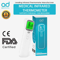 AOJ Medical Infrared 4-in-1 Thermometer Forehead/Ear Function