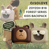 SoLove Zoyzoii B18 Forest Series 3D Design Children Backpack School Kids Toddlers Shoulder Strap Anti-Slip Lightweight