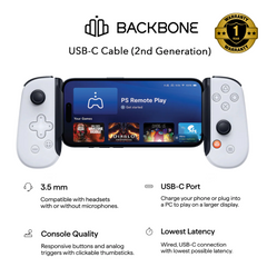 Backbone One PlayStation® Edition for iPhone 15 & Android - USB-C (2nd gen)