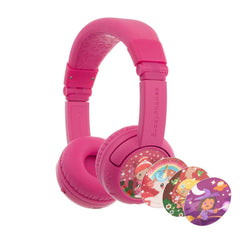 BuddyPhones Play+ Wireless StudyMode 3 SafeAudio Levels Built in Microphone for Kids