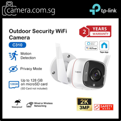 TP-Link Tapo Outdoor Security Camera Series | C325WB / C320WS / C310 | Full HD, Night Vision, IP66 Weatherproof