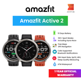 Amazfit Active 2 Fitness Smart Watch | 1.32" (44mm) AMOLED Display | 24/7 Health Monitoring | GPS Map