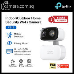 TP-Link AI Motion Tracking Full Color Night Vision 2-Way Audio Outdoor Indoor CCTV WiFi Camera Tapo C216