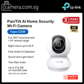 TP-Link Tapo C250 Pan/Tilt AI Home Security Wi-Fi Camera