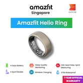 Amazfit Helio Ring | 4 days battery life | 10ATM Waterproof | 24/7 SpO2, Heart Rate & Stress Tracking