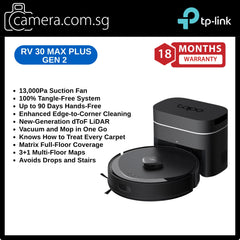 Auto Dust 2-in-1 Robot Vacuum Mop Smart Cleaner TP-Link Tapo RV30 Max / Max Plus Laser Map Pet Hair