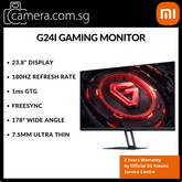 Xiaomi Gaming Monitor G24i/G27i | Up to 180Hz Refresh Rate | 1ms Response Rate | FreeSync Technology (3Yrs)