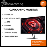 Xiaomi A27i Slim Monitor | Full-HD 1920*1080 | 100Hz Refresh Rate | 178° Wide Viewing Angle | 99% sRGB (3Yrs)