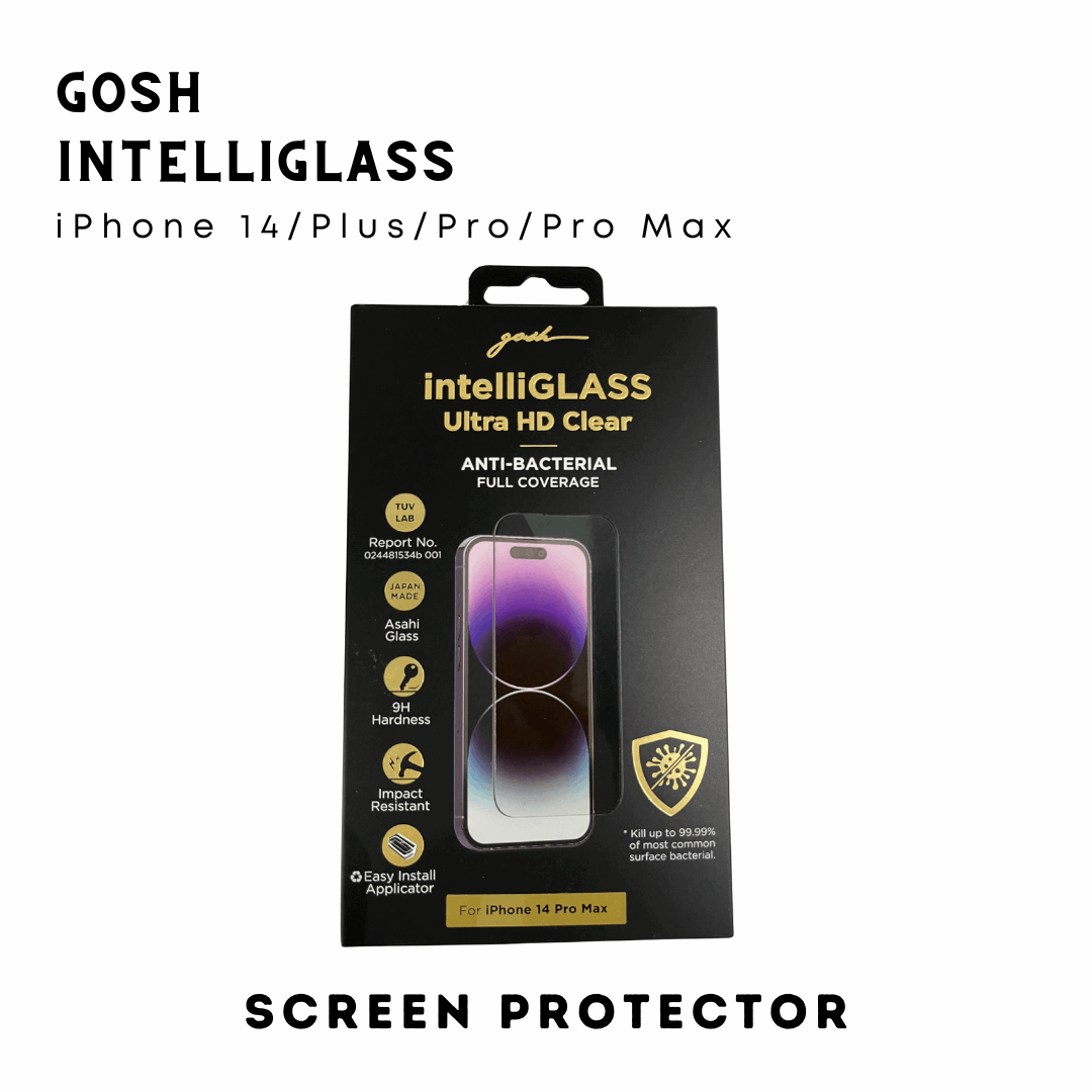 GOSH Screen Protector iPhone 14/Plus/Pro/Pro Max