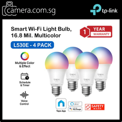 TP-Link Tapo L530E Smart WiFi RGB Bulb | E27 | Voice Control | Color & Brightness Adjustable