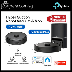 Auto Dust 2-in-1 Robot Vacuum Mop Smart Cleaner TP-Link Tapo RV30 Max / Max Plus Laser Map Pet Hair
