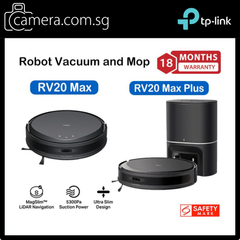 TP-Link Tapo RV20 Max / Max Plus Smart Robot Vacuum | LiDAR Nav | Auto-Empty Dock | Mop & Vacuum