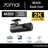 70mai M310 Dash Cam | 2k 1296P | App and voice control* | Time-lapse Recording | 24H Smart Parking Surveillance