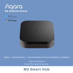 Aqara Smart Hub M3 for Home Automation Matter Controller Thread Border Router Features Zigbee Bluetooth Wi-Fi