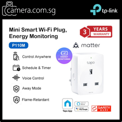 TP-Link Tapo P110M Smart WiFi Plug | Energy Monitoring, Remote Control, Timer, Voice Assistant Compatible
