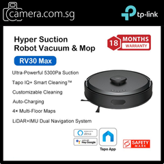 Auto Dust 2-in-1 Robot Vacuum Mop Smart Cleaner TP-Link Tapo RV30 Max / Max Plus Laser Map Pet Hair