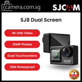SJCAM SJ8 Dual Screen Action Camera | 4K UHD | 20MP | Dual IPS Touchscreen