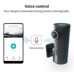 70mai Car Dash Cam 1S | 1080P HD | App & Voice Control | 130° Wide Angle | Night Owl Vision