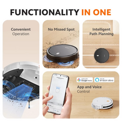 Xiaomi Robot Vacuum E5 | Vacuum and mopping functionality in one | 2600mAh Battery | 20,000 Suction Power