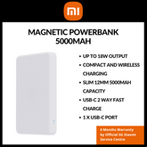 Xiaomi 5000mAh Magnetic Powerbank | Compact & Wireless Charging Slim 12mm Body USB-C Port (6 Months)