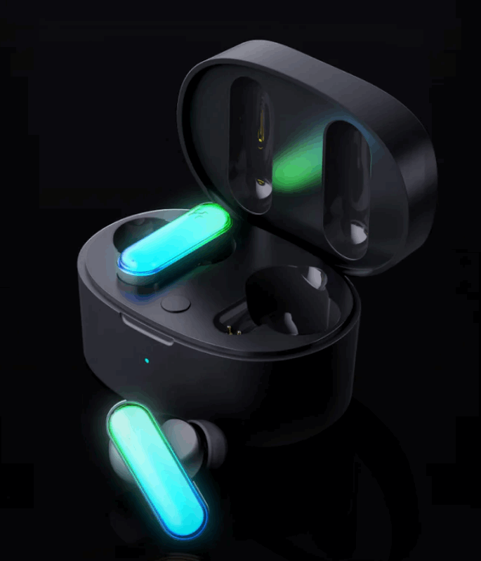 HHOGene GPods Worlds First Light Control TWS Bluetooth Earbuds Noise Cancelling | Immersive Sound | Fast Charging