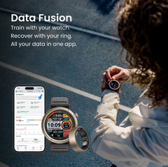 Amazfit Helio Ring | 4 days battery life | 10ATM Waterproof | 24/7 SpO2, Heart Rate & Stress Tracking