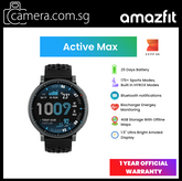 Amazfit Active Max Fitness Smartwatch | BioCharge™ | 4GB Storage