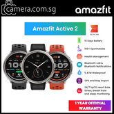 Amazfit Active 2 Fitness Smart Watch | 1.32" (44mm) AMOLED Display | 24/7 Health Monitoring | GPS Map