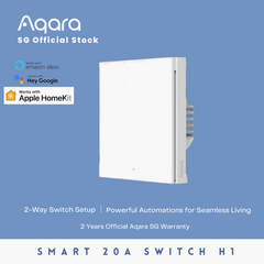 Aqara Smart 20A Switch H1 (White | Zigbee 3.0)