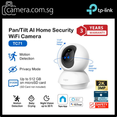 Tapo 3K QHD 360 AI WiFi CCTV Smart IP Camera TP-Link TC74/TC72/TC71/C211/TC70/C200C