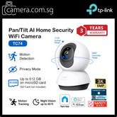 Tapo 3K QHD 360 AI WiFi CCTV Smart IP Camera TP-Link TC74/TC72/TC71/C211/TC70/C200C