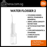Xiaomi Water Flosser 2 | 3 Flossing Modes | 99.4% Oral Health Cleanser | Up to 90 Days Battery Health