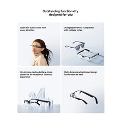 Xiaomi Smart Audio Glasses | Lightweight 40 grams | Up to 24hrs usage | Touch Contol (1 Yr)