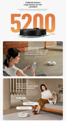 Xiaomi Robot Vacuum S20+ S20 Plus | Up to 170mins Cleaning | 6000Pa Powerful Suction | Dual Rotating Mop | App Control