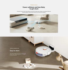 Xiaomi Robot Vacuum S20 | Strong 5000Pa Suction | Smart App Control | Google Home & Alexa Compatible | 360° Range