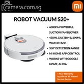 Xiaomi Robot Vacuum S20+ S20 Plus | Up to 170mins Cleaning | 6000Pa Powerful Suction | Dual Rotating Mop | App Control