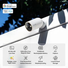 TP-Link Tapo C460 Battery-Powered Outdoor Security Camera 4K 8MP AI Detection Wireless Magnetic Base