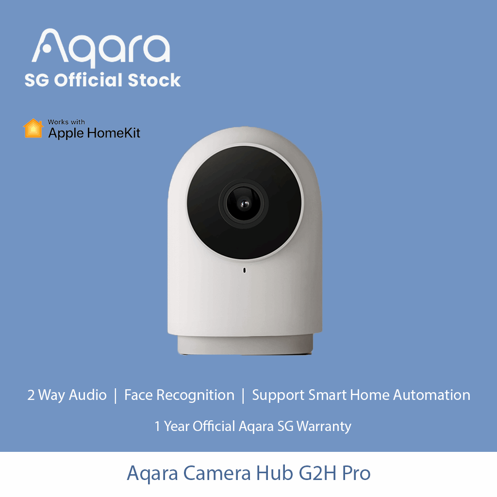 Aqara G2H Pro Security Camera + Zigbee Hub, 1080p HD HomeKit Secure Video, 2-Way Audio, Global Version