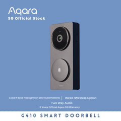 Aqara G410 Smart Video Doorbell + Hub Apple & Google Home Compatible