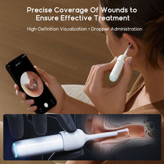 Bebird Home 30S Versatile Ear Camera with Tweezer & Fuild Ear Camera 6 LED Lights 1080P Otoscope