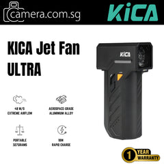 KICA Jet Fan Ultra | 48m/s Extreme Airflow | 110,000 RPM Motor | Adjustable Speed + Turbo Boost