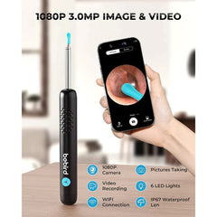 BeBird R1+ Ear Wax Removal Cleaner Otoscope Camera 6 LED Lights 1080P FHD Video