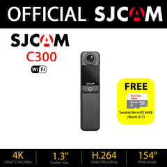 SJCAM C300 4K Mini Waterproof Vlog Action Camera