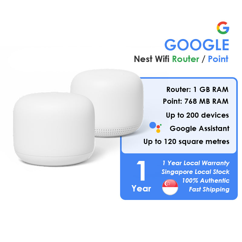 Google Nest Wifi Point / Wifi Router (White)