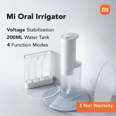 Xiaomi Oral Irrigator 200ml Portable Water Flosser Dental Teeth Cleaner Electric Water Jet