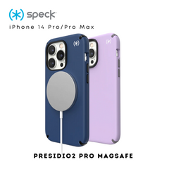 Speck Presidio2 Pro with Magsafe for iPhone 14 Pro/Pro Max | Protective & Scratch Resistant Phone Case with Magsafe