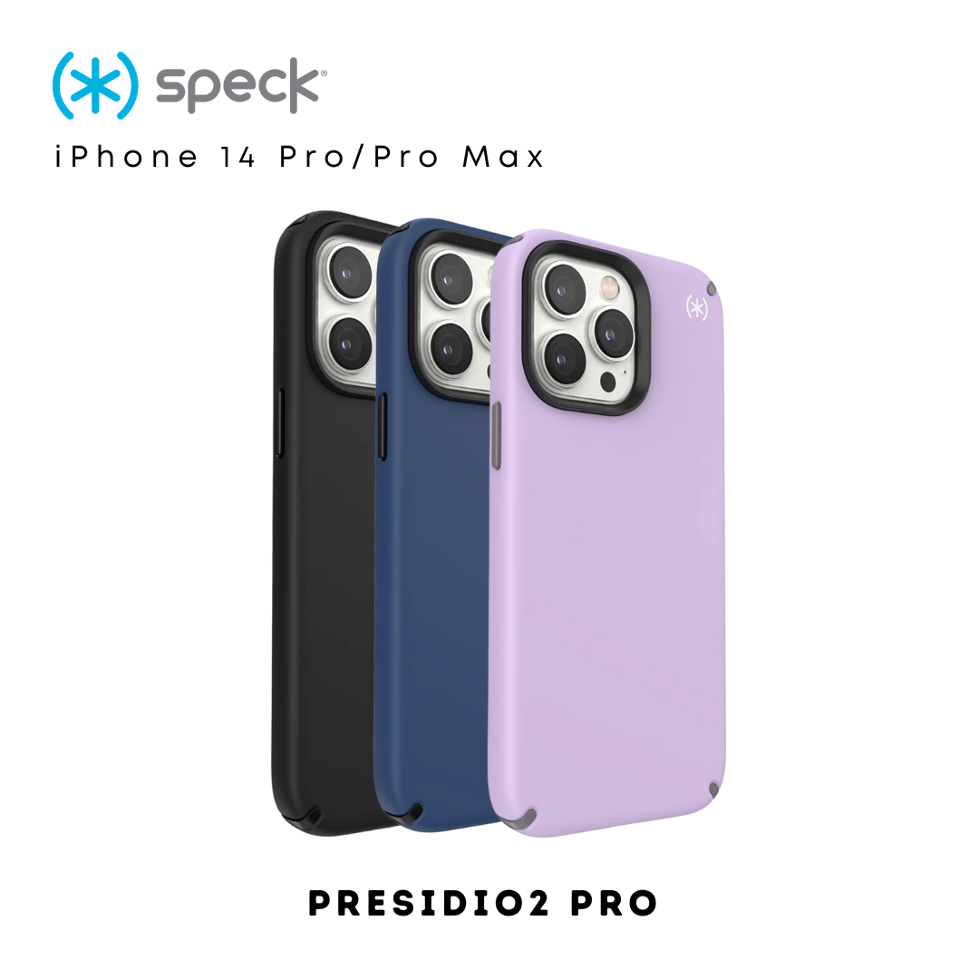 Speck Presidio2 Pro for iPhone 14 Pro/Pro Max | Protective & Scratch Resistance Phone Case