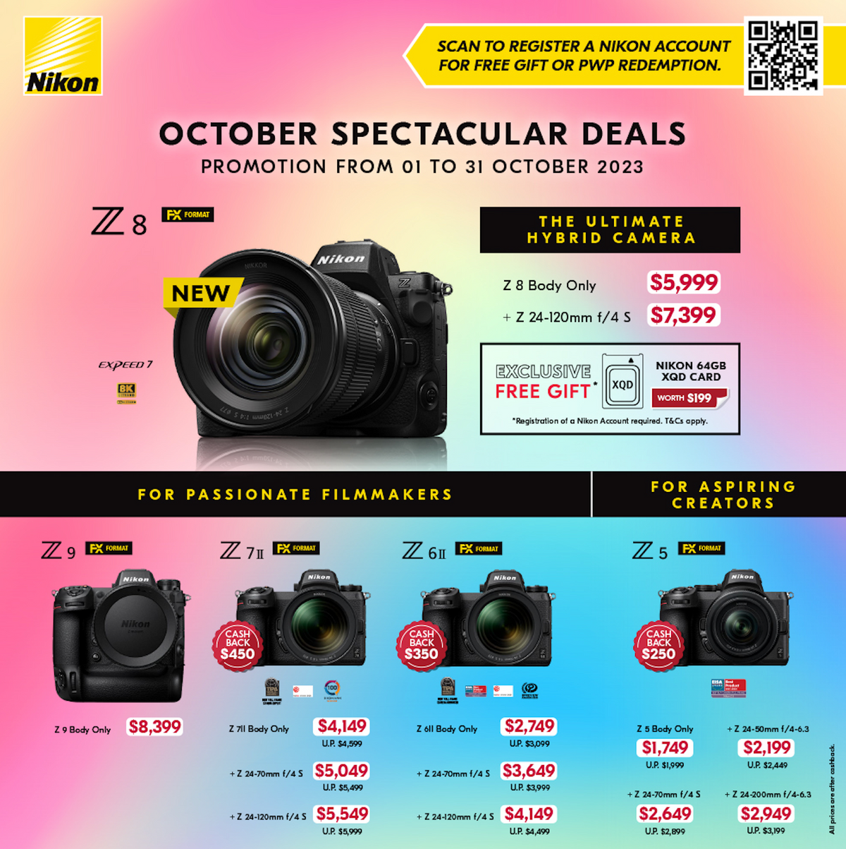 Nikon's October Spectacular Deals
